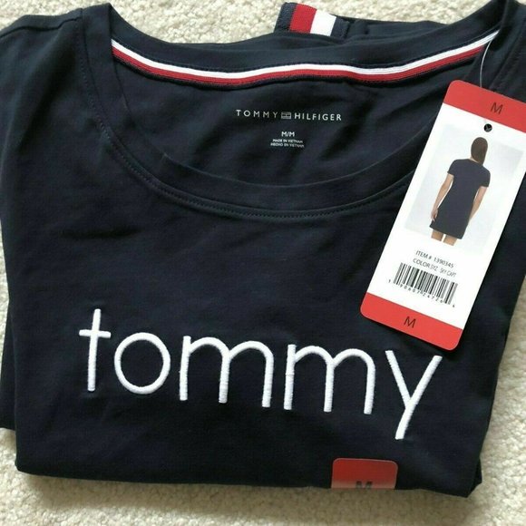 Tommy Hilfiger Women's Jersey T Shirt Dress Sky Captain - Picture 7 of 9